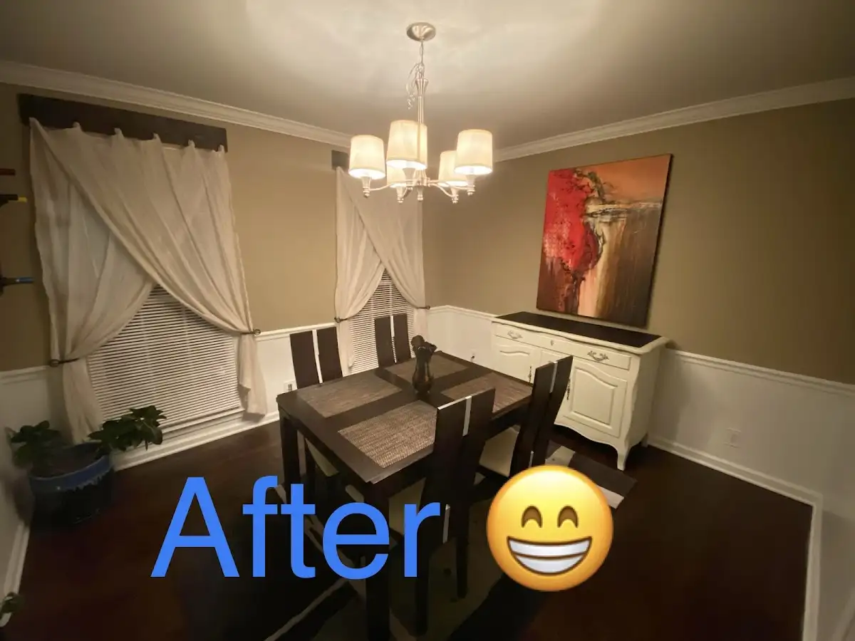 Professional dining room restoration after water damage in Beardstown