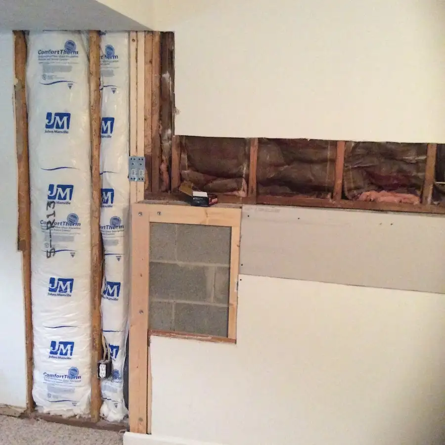 Wall insulation replacement during Odor Removal & Deodorization in Beardstown